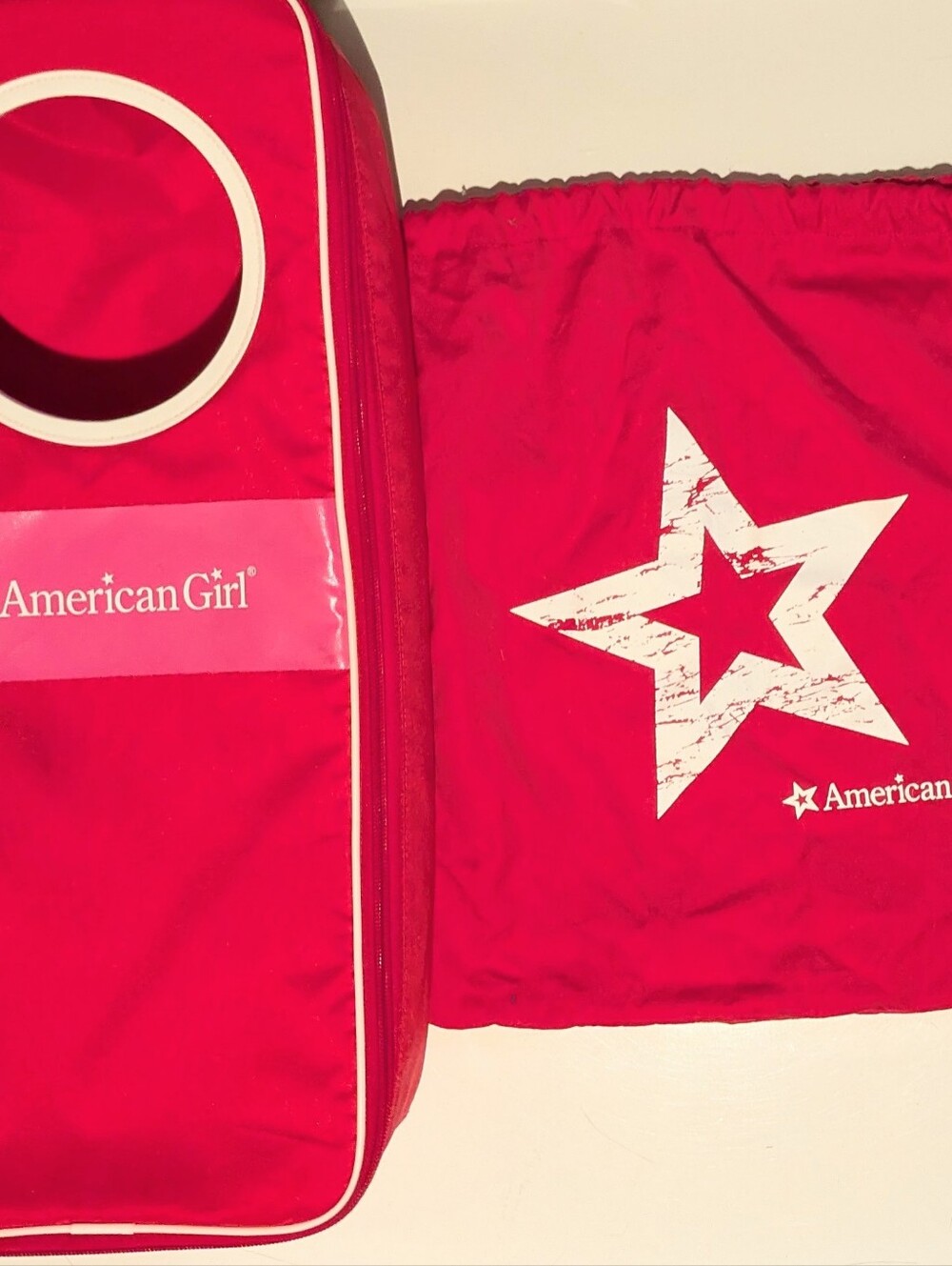 American Girl Doll Carrier Plus Canvas Backpack for Girl